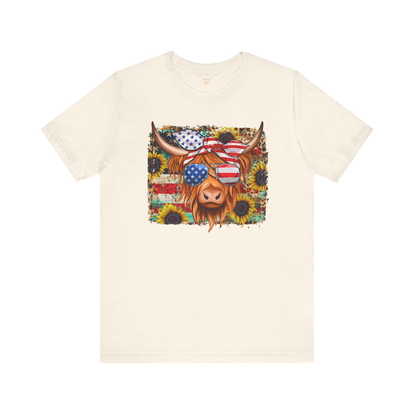 Patriotic Heifer Cow Unisex Jersey Short Sleeve Tee