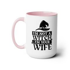 Princess Bride Quote Mug,I'm Not A Witch I'm Your Wife,Valerie,Carol Kane fan,80s Movie Quote,romcom mug,movie lover gift,comedy movie mug,