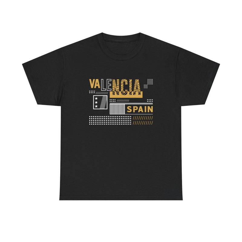 Valencia Spain Cities of The World Series Unisex Heavy Cotton Tee