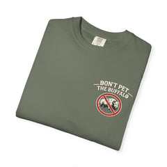 Wyoming Funny Roadtrip T-Shirt — "Three Things You Don’t Do in Wyoming" Adventure Tee