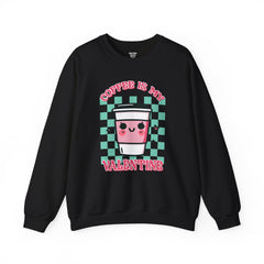 Woman's Coffee Valentine -  Unisex Heavy Blend™ Crewneck Sweatshirt