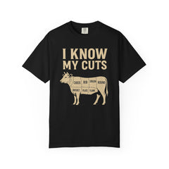 Funny Cow Cuts Unisex T-Shirt - Gift for Meat Lovers, BBQ Parties