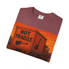 Not Fragile Unisex Garment-Dyed T-Shirt -BTO Inspired Vintage Guitar Graphic Tee