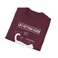 Cat Petting Guide Quote, Unisex Softstyle Graphic T-Shirt