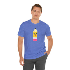 Emoji TEACHER PENCIL- Graphic Unisex Jersey Short Sleeve Tee