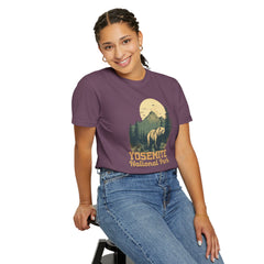 Yosemite National Park Graphic, Comfort Colors Soft Relaxed Fit Unisex Garment-Dyed T-shirt