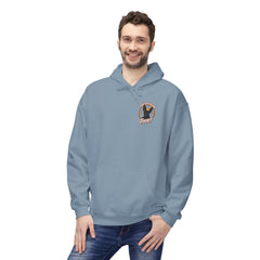 Breakfast Club Hoodie — Cute Black Dog, Bacon & Egg Graphic Pullover