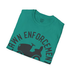Lawn Enforcement Officer Unisex Softstyle T-Shirt What a unique gift idea for Fathers Day Birthday or any time of the year