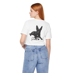 Dog Mom T-Shirt — Personalized Your Dog Image  Tee (Custom Name)