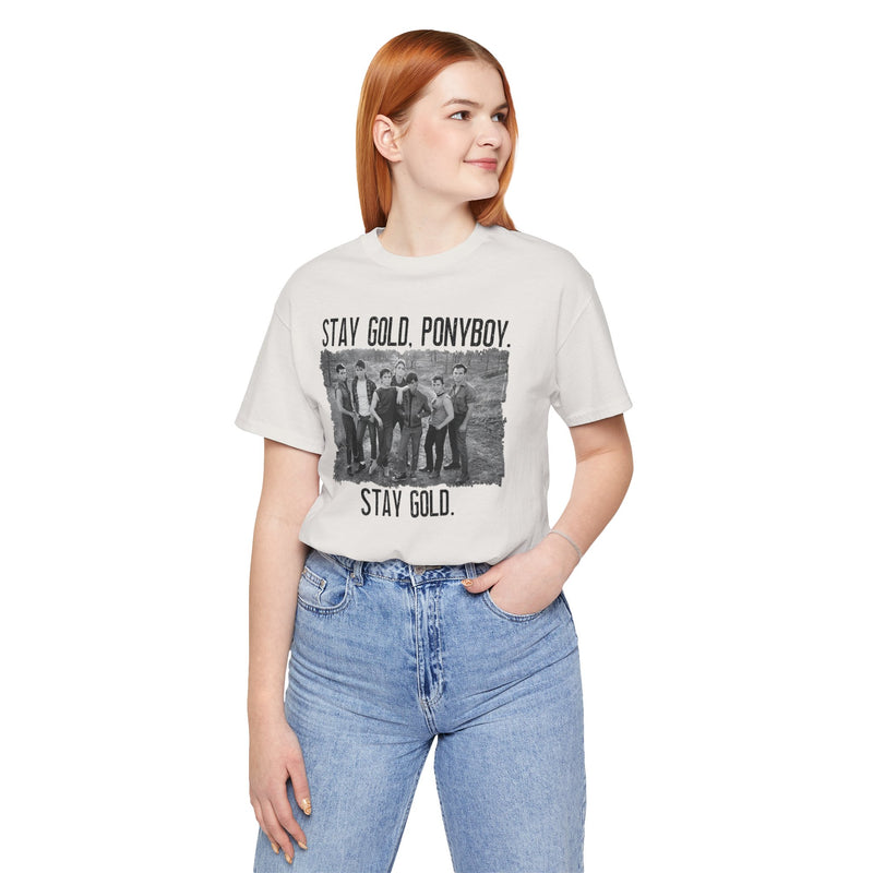 The Outsiders Shirt, Front and Back Images, Greasers Characters Shirt, Unisex Jersey Short Sleeve Tee