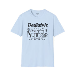 Pediatric Nurse - Unisex Softstyle T-Shirt | Nurse Awareness,Medical Wear,Gift For Him,Scrubs Lover, RN, Hospital Staff Gift,Gift For Her,RN