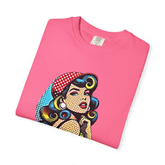 Pop Art Pinup Girl Comfort Colors T-Shirt
