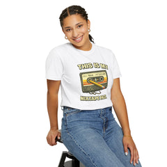 Mixtape Face T-Shirt — Retro Cassette Music Graphic Tee