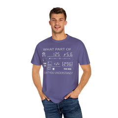 CAMERA DISPLAY, Graphic Unisex Garment-Dyed T-shirt
