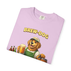 Golden Retriever Brewer Beer T-Shirt — Cute Brew-Dog Graphic Tee