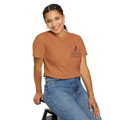 Lauren McGowan Front Logo Back Graphic Baldwin Harbor Animal Hospital "Who Let the Dogs Out?" Tee