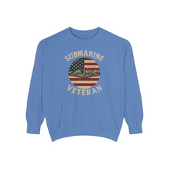 Vintage Submarine Veteran Sweatshirt, Unisex Crewneck, Comfortable Casual Wear, Perfect Gift for Veterans, Military Appreciation