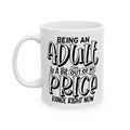 Sarcastic mug, quote mug, ceramic mug, adulting gift, gift for him, gift for her, funny coffee mug, 11oz mug, 15oz mug, humor gift, office gift, coworker gift, unique mugs.