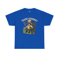 Trash Gourmet Unisex Heavy Cotton Tee, Funny Graphic T-Shirt, Quirky Casual Wear, Unique Gift for Food Lovers, Eco-Friendly Apparel