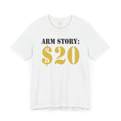 Arm Amputee Funny Quote - Unisex Short Sleeve Tee,Amputee Humor,Gift For Him,Gift For Her,Limb Awareness,Unique Amputee Gift,Ice Breaker