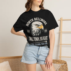 Your Home Town Personalized Eagle T‑Shirt — "Small Town, Big Heart"