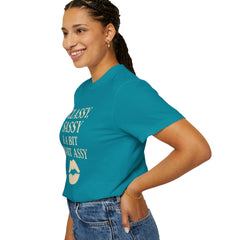 Classy Sassy T-shirt, Unisex Casual Top, Statement Tee, Gift for Her, Fashion Apparel, Birthday Humor Shirt