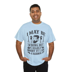 Humorous Barber Tee, Funny Barber Gifts, Unisex Cotton Shirt, Barber Appreciation, Father's Day Gift Tee, Hair Stylist T-Shirt