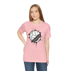 Personalized Name Volley Ball Unisex Tee Shirt