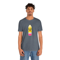 Emoji TEACHER PENCIL- Graphic Unisex Jersey Short Sleeve Tee