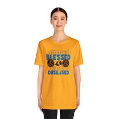 Stressed Blessed Volleyball Obsessed Shirt,Unisex Tee,graphic t shirt,gift for her,gift for him,volleyball team,playergift,fangift,Coachgift