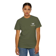 Viking World Tour T-Shirt, Garment-Dyed Apparel, Unisex Graphic Tee, Norse Mythology Gift, Festival Attire, Casual Wear