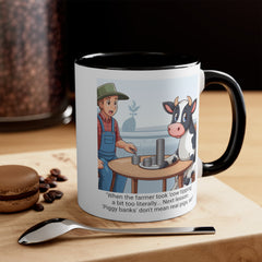 COW TIPPING Awareness - Accent Mugs | Cow Tipping Is Real, Bovine Humor. Gift For Him, Gift For Her, Farm Humor, Cow Fan Gift, Farm Animal