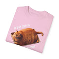 A Fat Cat Is A Happy Cat - Graphic Unisex Garment-Dyed T-shirt