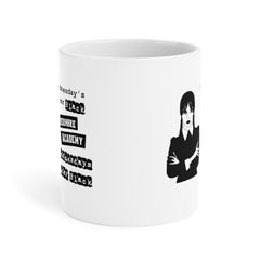 Wednesday Addams - Ceramic Mugs (11oz\15oz\20oz) | Pop Culture | Addams Family | Fan Gift | Gift For Her | Gothic Style Mug | Creepy Comedy