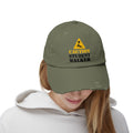 Amputee humor cap, Caution Student Walker graphic, distressed hat, amputee awareness gift, funny amputee gift, recovery encouragement gift