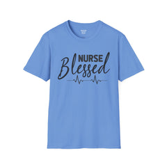 Blessed Nurse - Unisex Softstyle T-Shirt | Nurse Awareness, Medical Wear, Gift For Her, Scrubs Lover, Hospital Staff Gift, Registered Nurse