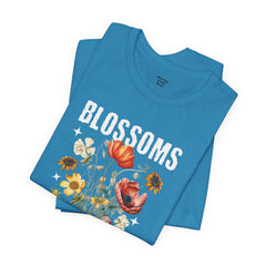 Floral Tee - Blossoms Blooming With Timeless Charm - Positive Vibes