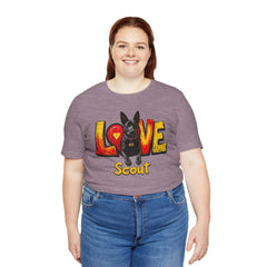 Personalized Love Your Dog T-Shirt — Designed with your dogs name and picture Graphic Tee