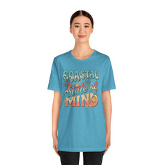 Coastal State of Mind Tee — Retro Beach Graphic T-Shirt