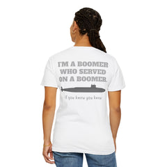 Poseidon Unisex Submarine T-Shirt – "I'm a Boomer Who Served on a Boomer"