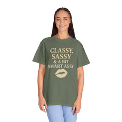 Classy Sassy T-shirt, Unisex Casual Top, Statement Tee, Gift for Her, Fashion Apparel, Birthday Humor Shirt