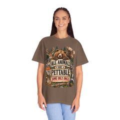 All Animals Are Pettable T-Shirt – Funny Animal Lover Wildlife Design