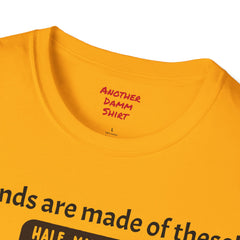 Leg Amputee Humor - Unisex Softstyle T-Shirt / Running a Marathon / One Leg Humor / Awards Medal / Funny Story / One Leg Warrior