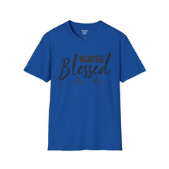 Blessed Nurse - Unisex Softstyle T-Shirt | Nurse Awareness, Medical Wear, Gift For Her, Scrubs Lover, Hospital Staff Gift, Registered Nurse