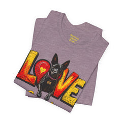 Personalized Love Your Dog T-Shirt — Designed with your dogs name and picture Graphic Tee