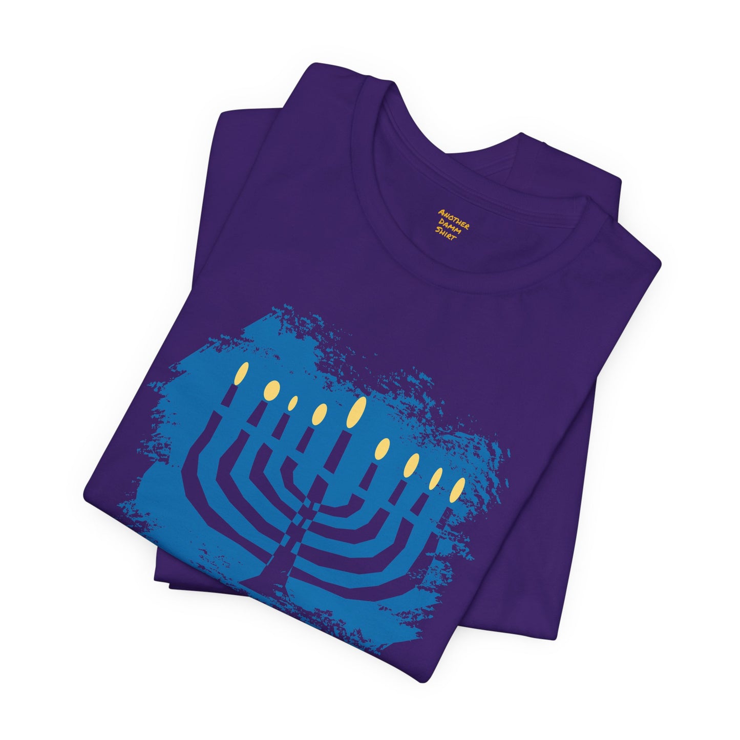 Hanukkah GET LIT Menorah - Unisex Jersey Short Sleeve Tee