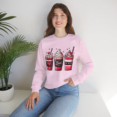 Woman's Coffee Valentine - Unisex Heavy Blend™ Crewneck Sweatshirt