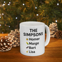 Humorous Simpsons Ceramic Coffee Mug - Gift for Coffee Lovers, Pop Culture Mug, Unique Fan Gift, Funny Office Mug