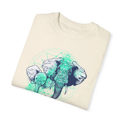 Elephants Graphic  Garment-Dyed T-shirt