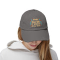 Funny Amputee cap, They Told Me It Would Grow Back, Limb Loss Awareness cap, distressed unisex hat, amputee hat, recovery encouragement gift